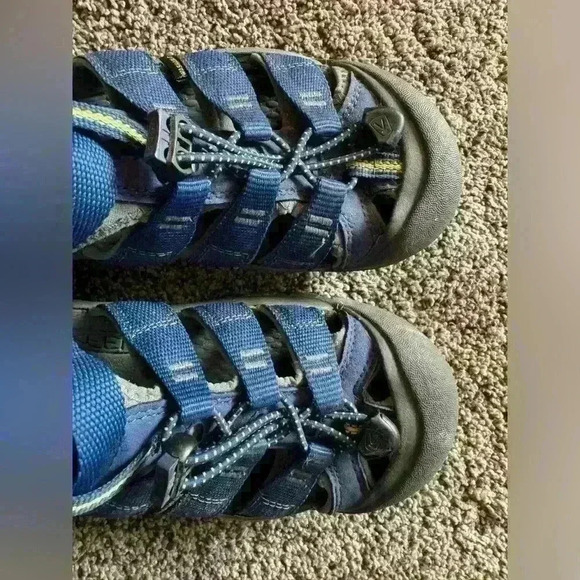 Keen Newport H2 women size 7 blue yellow - Picture 9 of 9